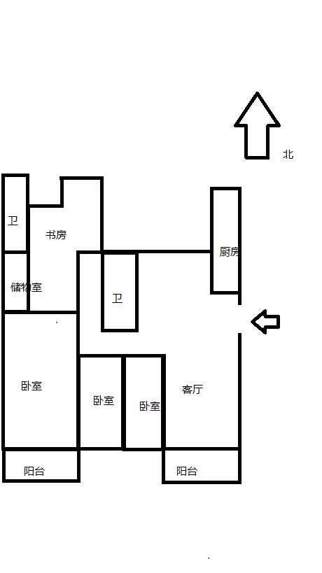 天安花园 3室2厅2卫 167.00m&sup2;