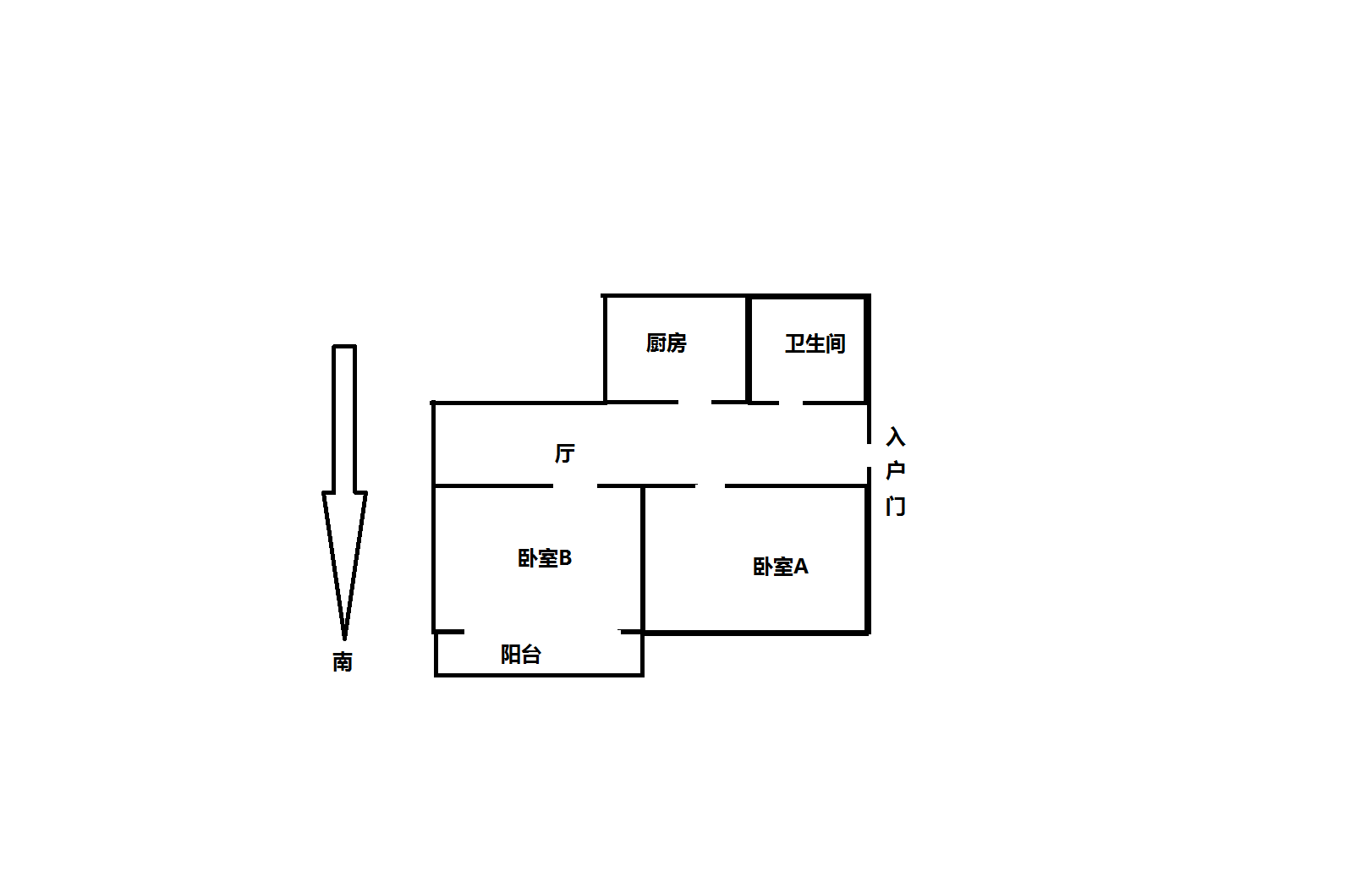 万象东园 2室1厅1卫 69.22m&sup2;