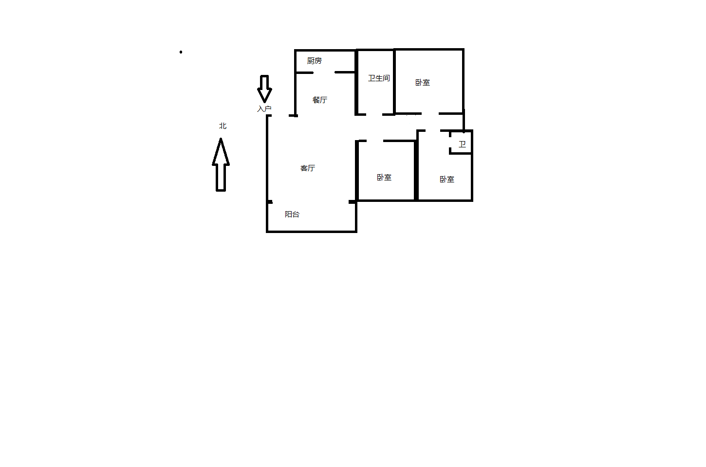 佳成花苑 3室1厅1卫 130m&sup2;