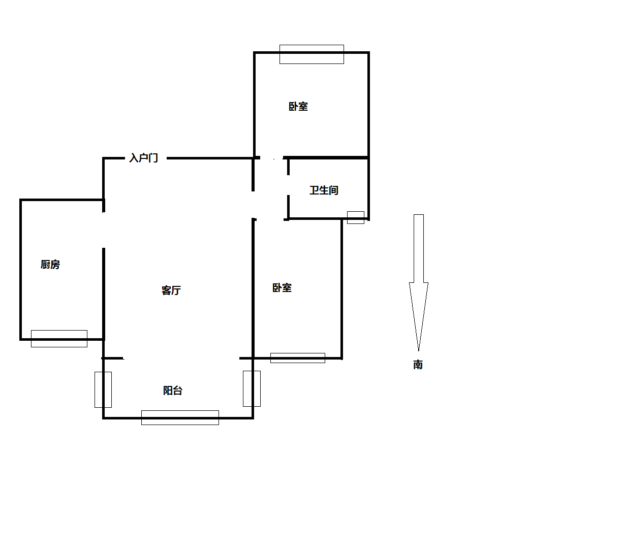 世纪园 2室1厅1卫 162m&sup2;