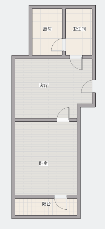 新桥北村 1室1厅1卫 50m&sup2;
