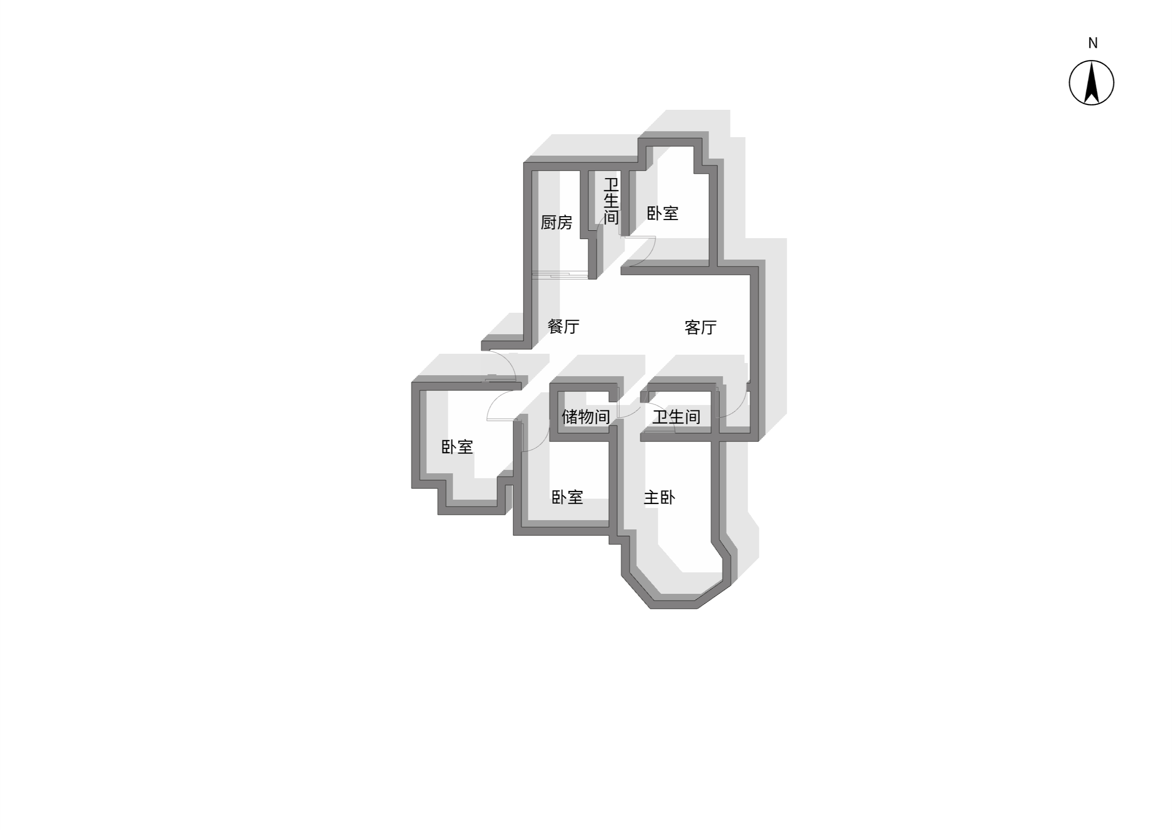 中南世纪花城三期 4室2厅2卫 140m&sup2;