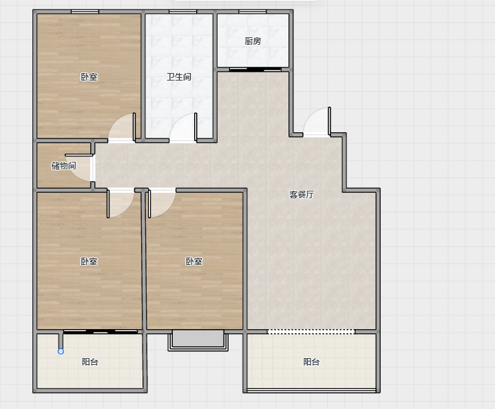 瀚学苑 3室2厅2卫 118m&sup2;