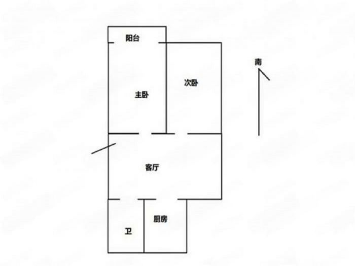 文峰新村 2室2厅1卫 74m²