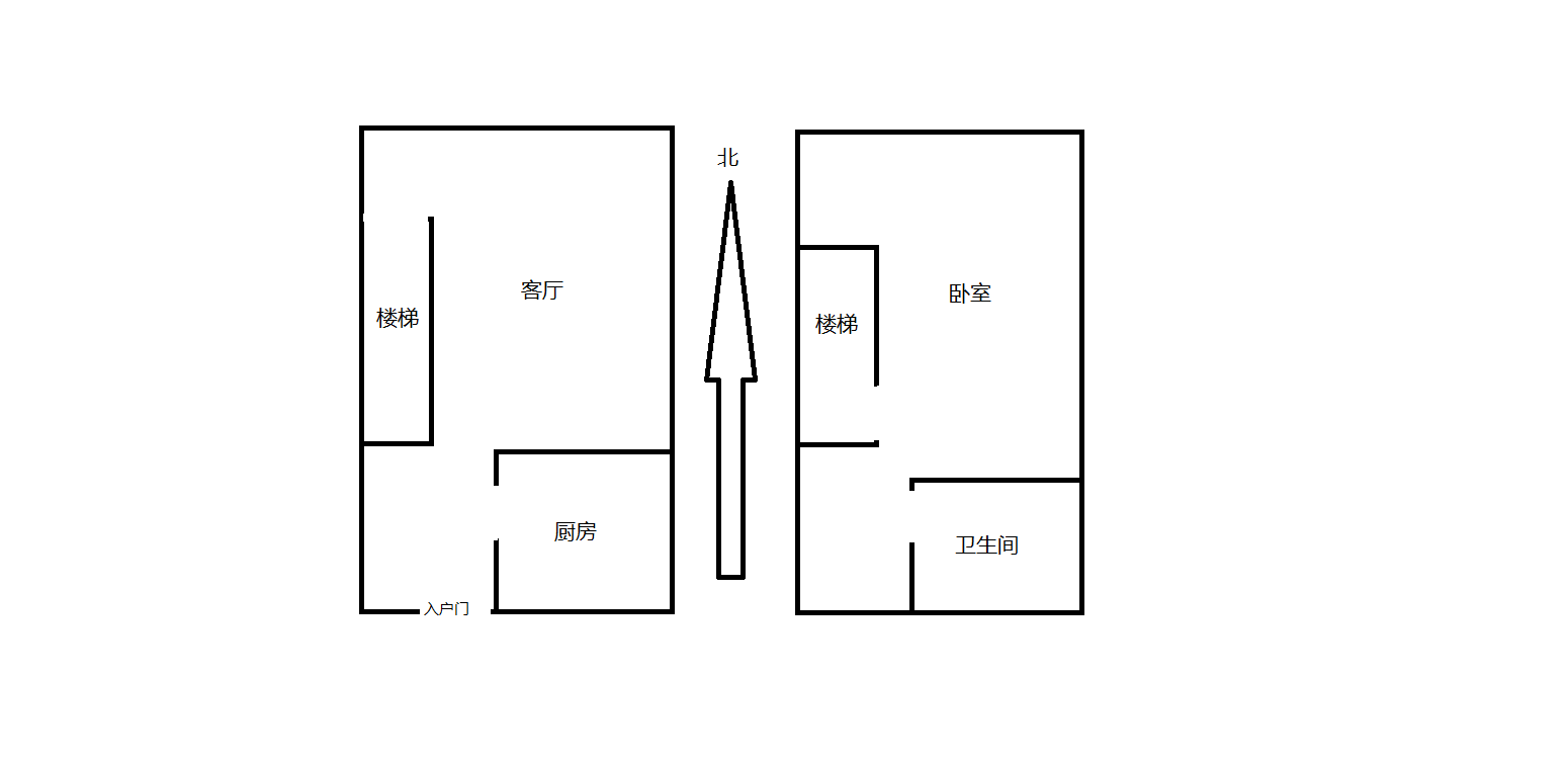 紫阳开心公寓 1室1厅1卫 48.00m&sup2;