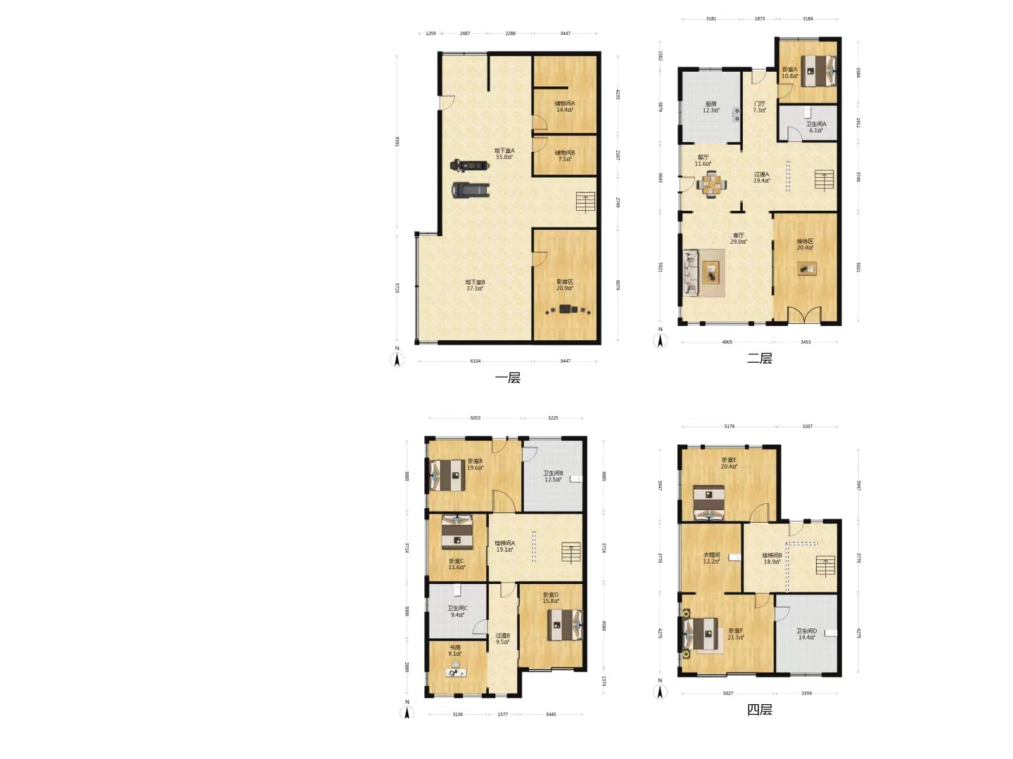 顺发御园 5室2厅4卫 310m&sup2;