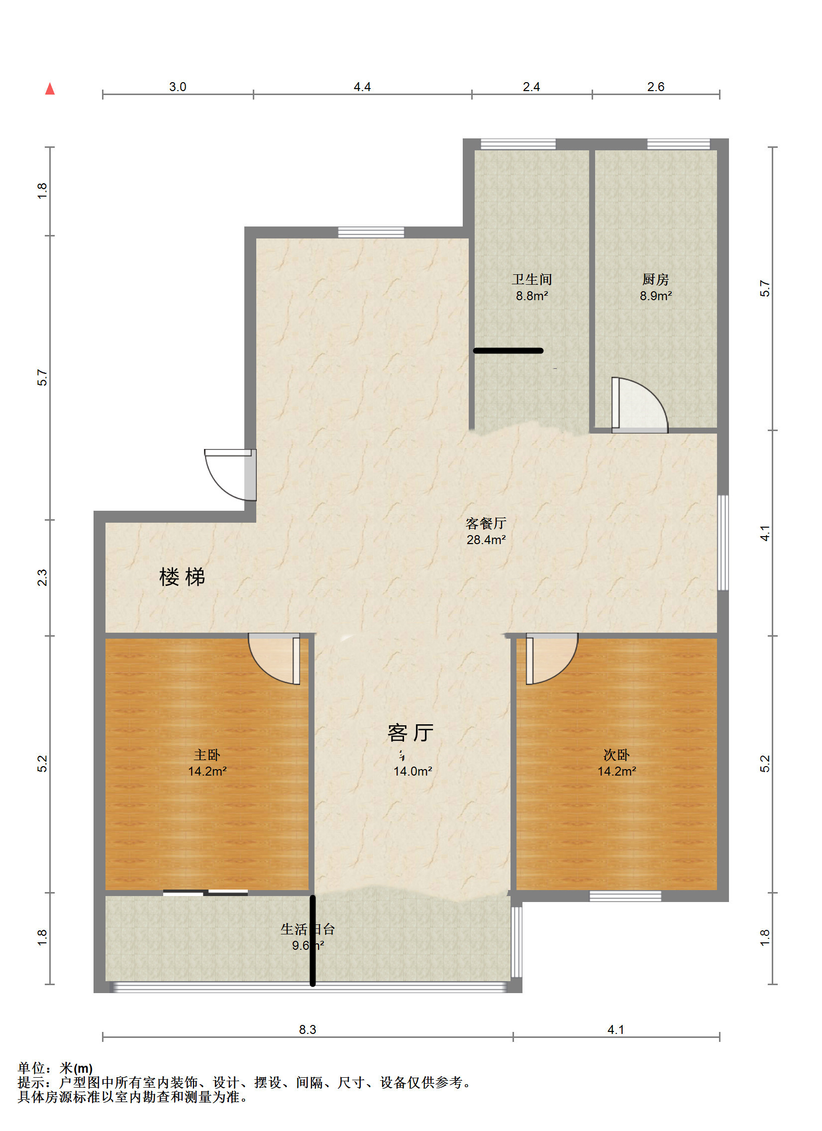 滨江花园 1室0厅0卫 212.00m²