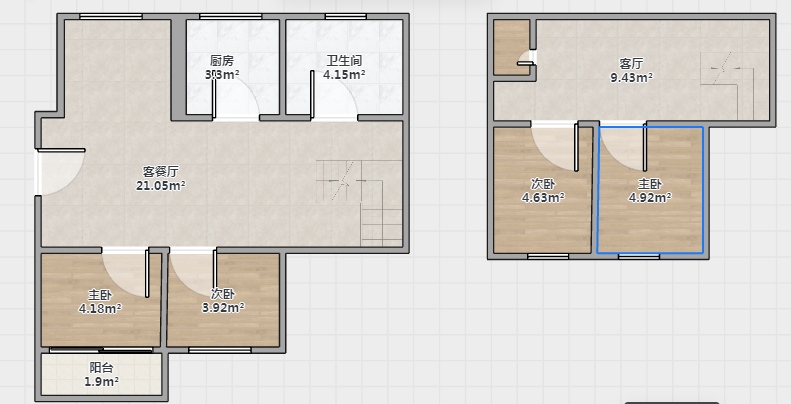世纪新城 4室2厅1卫 180.00m&sup2;