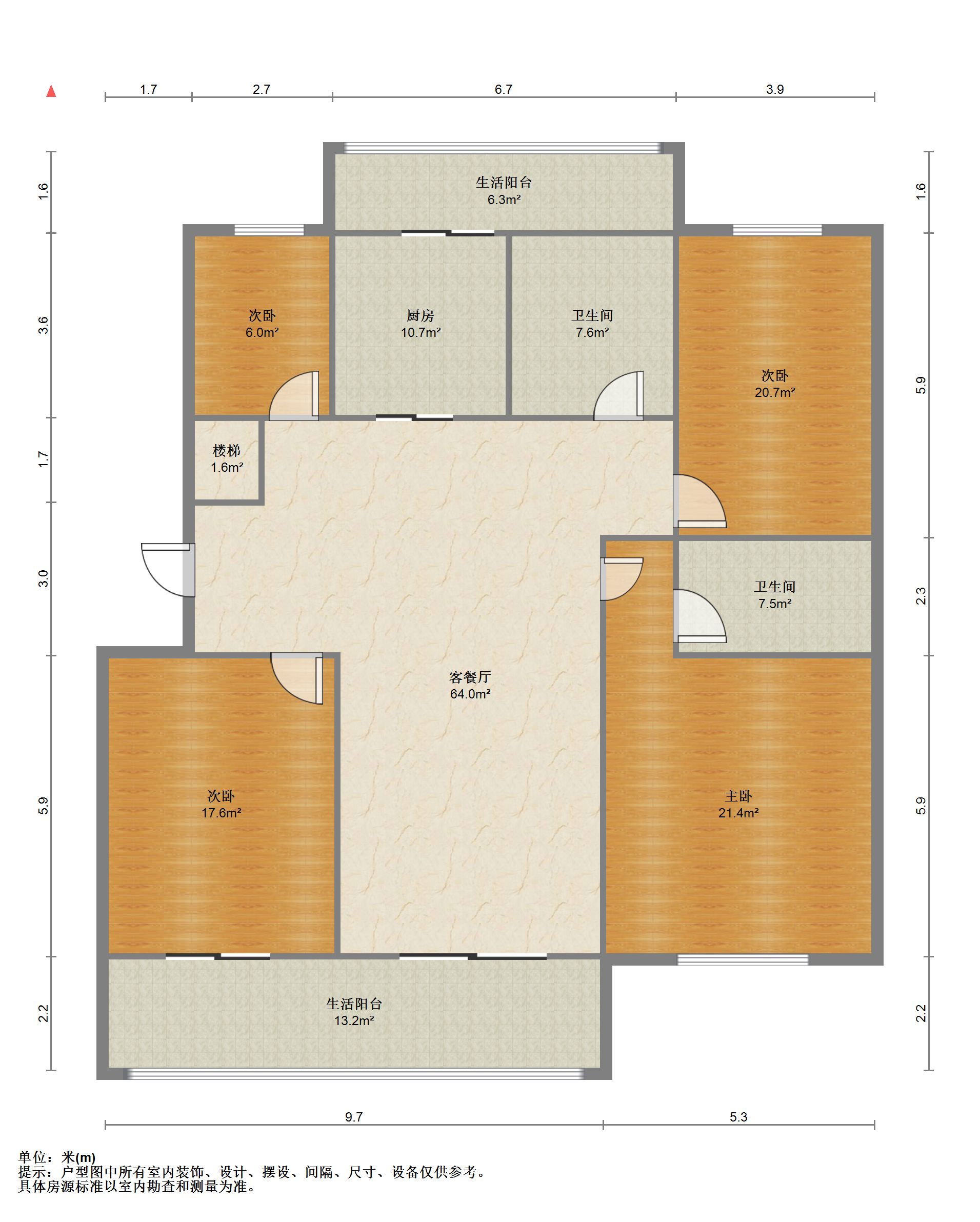 五山公寓 1室厅卫 20m&sup2;