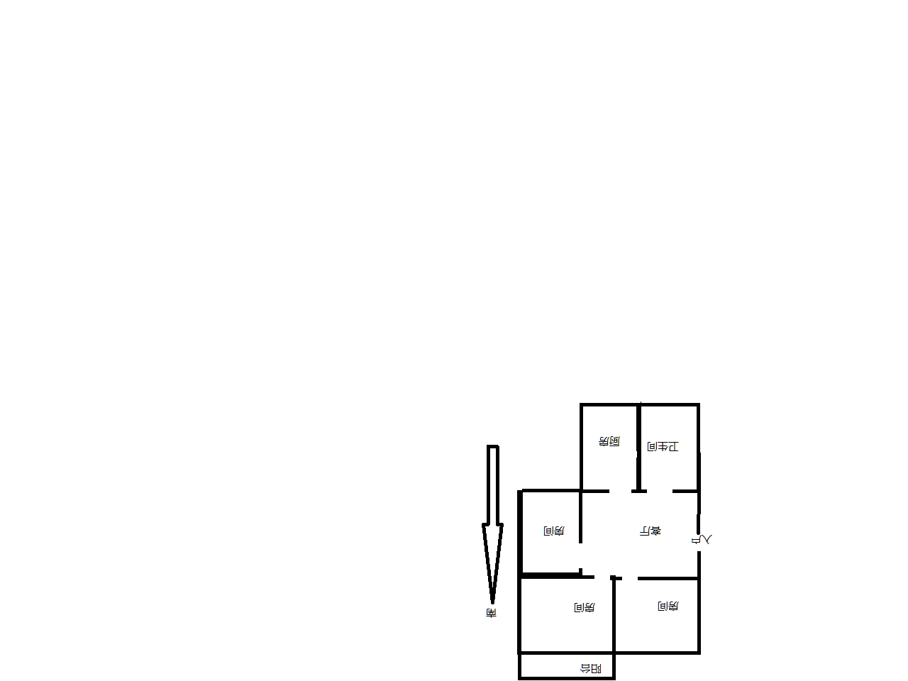 万象北园 3室1厅1卫 70.00m&sup2;