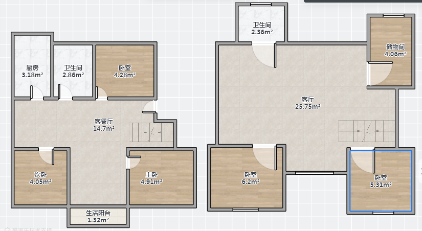 五一新村西区 4室2厅1卫 170m&sup2;