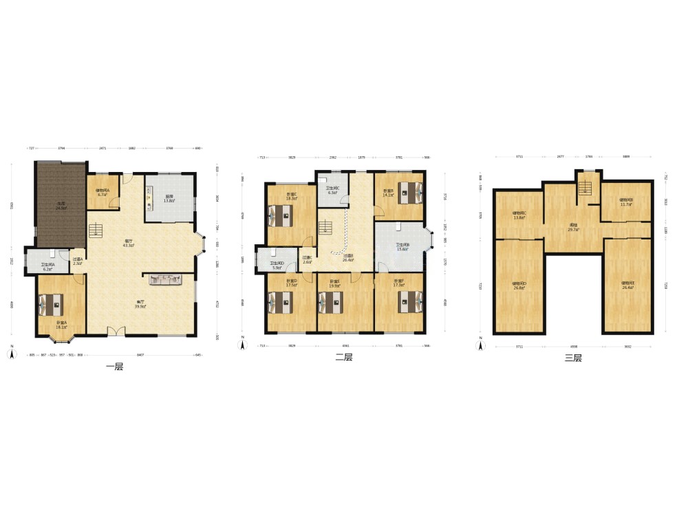 星湖花园 4室2厅4卫 354.11m²