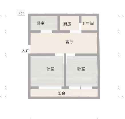 板桥东村 3室1厅1卫 100m&sup2;