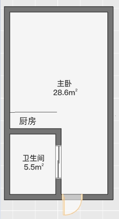 正泰江岸水苑 1室0厅1卫 38.00m²