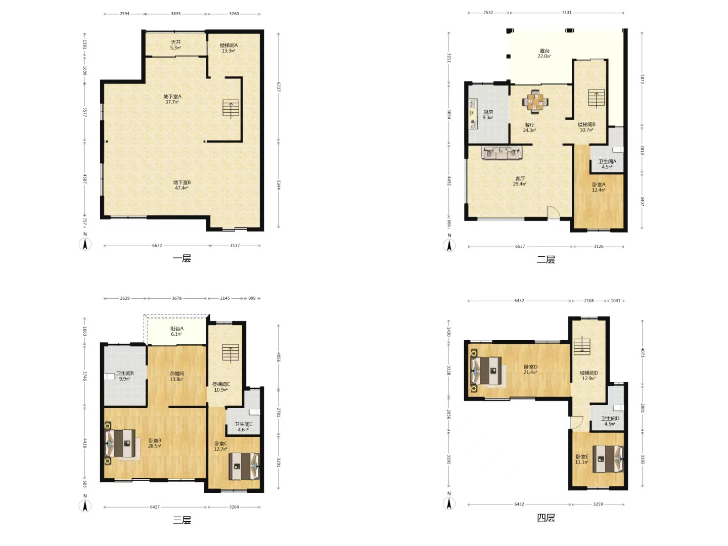 碧桂园(南通经济技术开发区) 4室2厅3卫 262m&sup2;