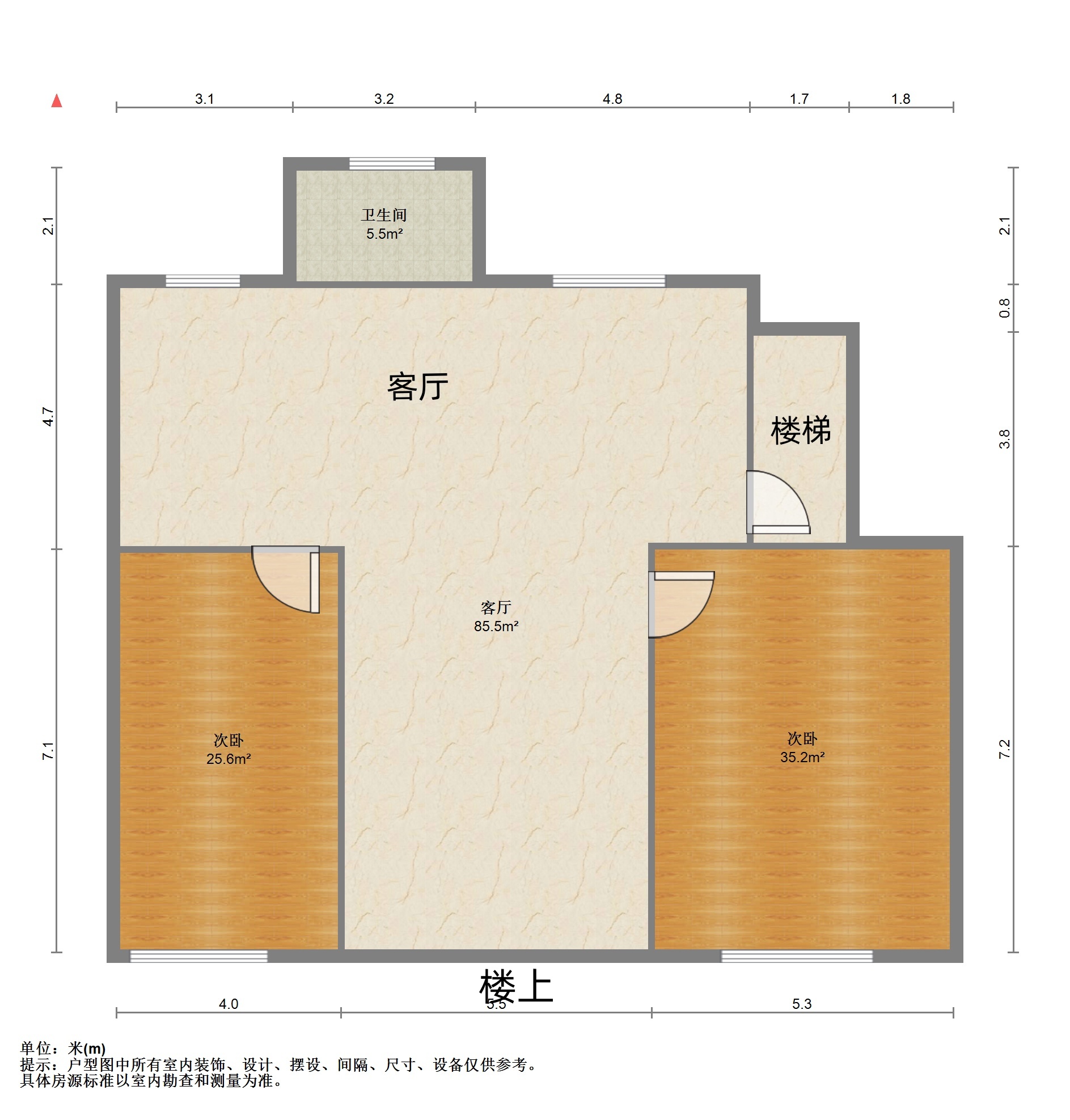 外滩小区 4室3厅2卫 111.90m²