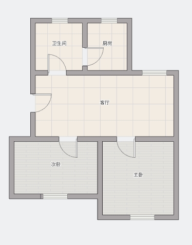 南园路18号大院 2室1厅1卫 78m&sup2;