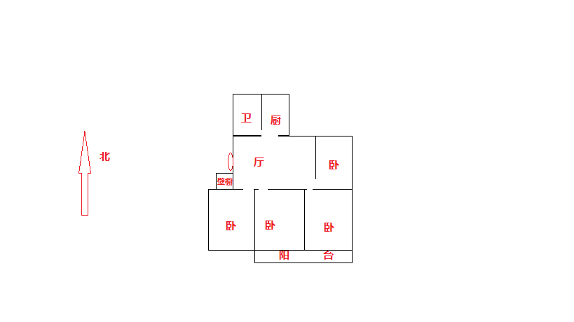文峰花苑 3室1厅1卫 104.89m&sup2;