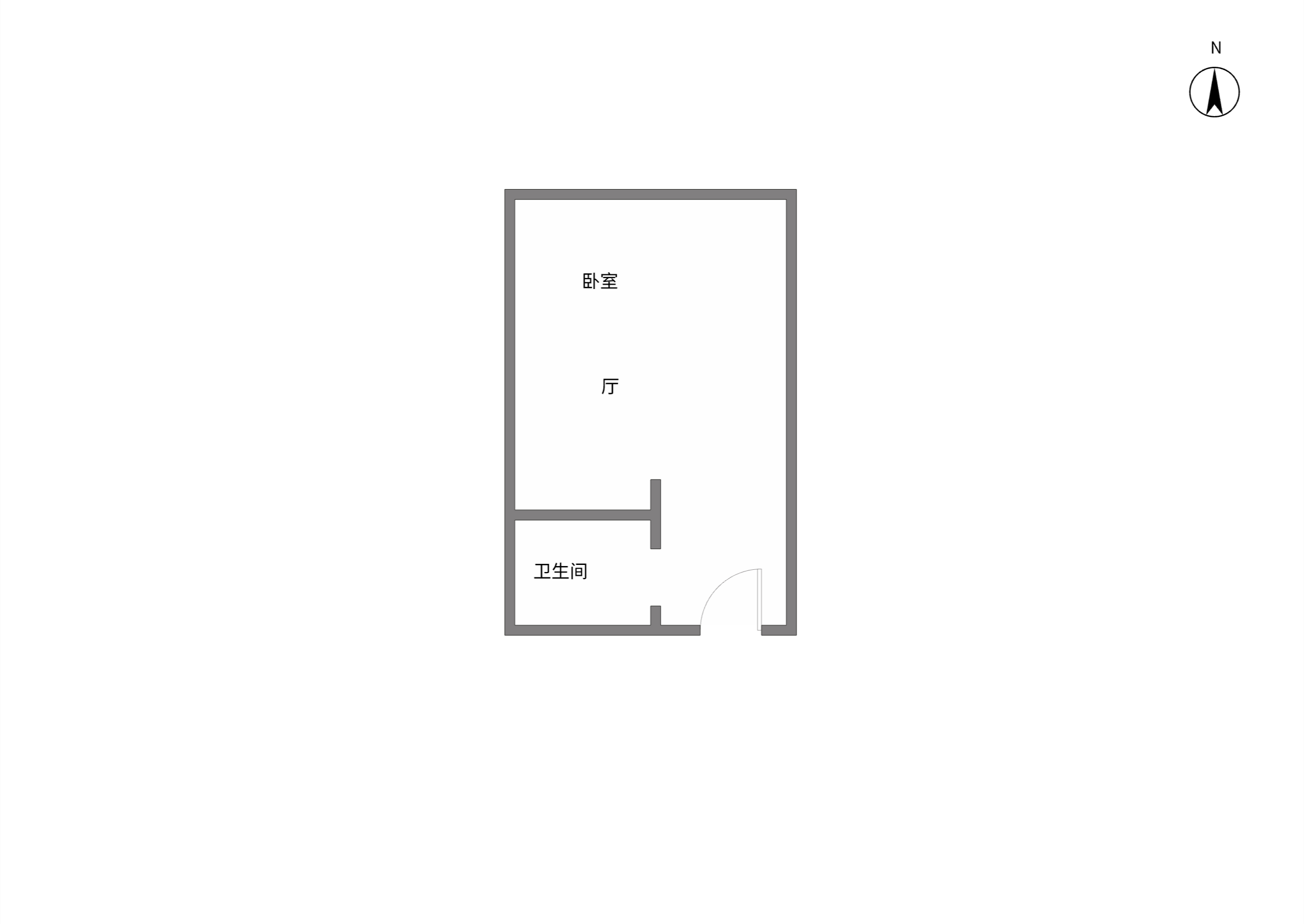 凤凰文化广场 1室1厅1卫 58m&sup2;