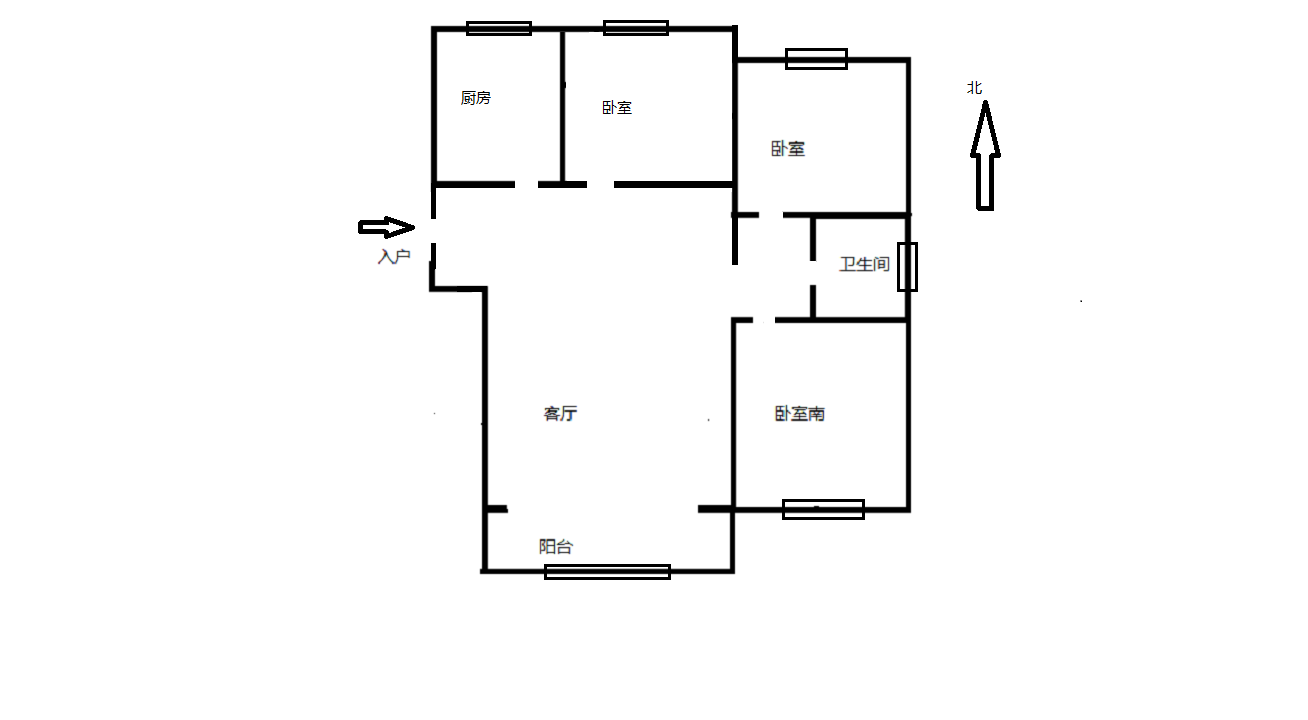 濠景仁居 3室2厅1卫 120.37m²