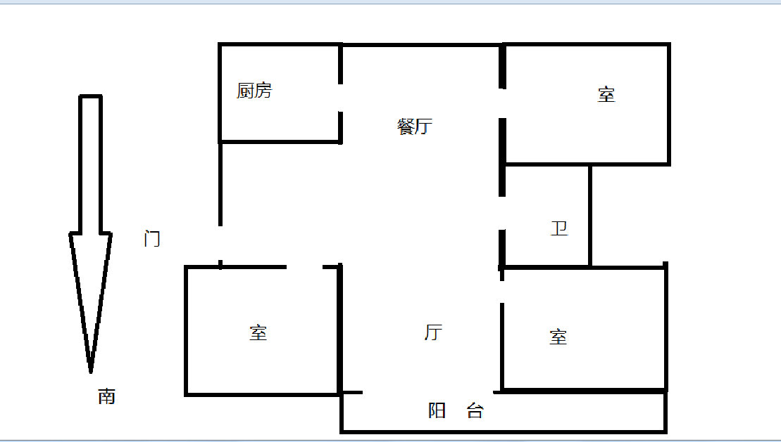 光明花苑(崇川区) 3室2厅1卫 130m&sup2;