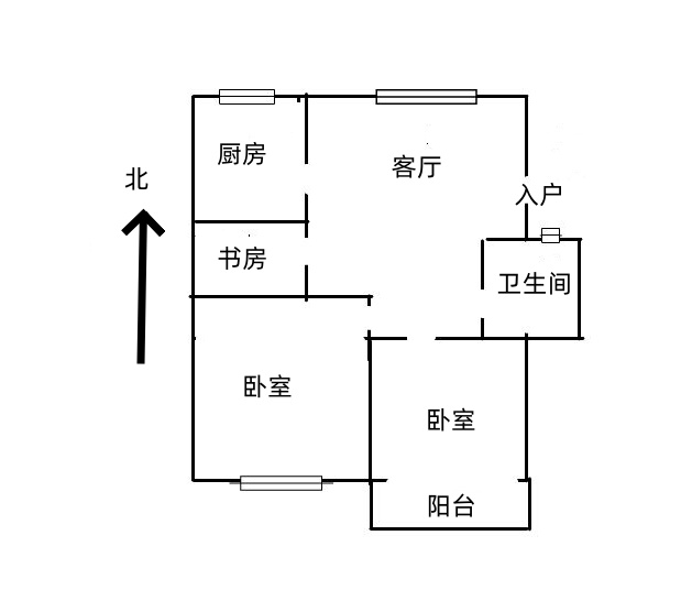 瑞丰花园 2室1厅1卫 101m&sup2;