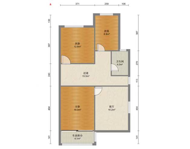 凤凰莱茵苑 6室2厅3卫 287.5m&sup2;