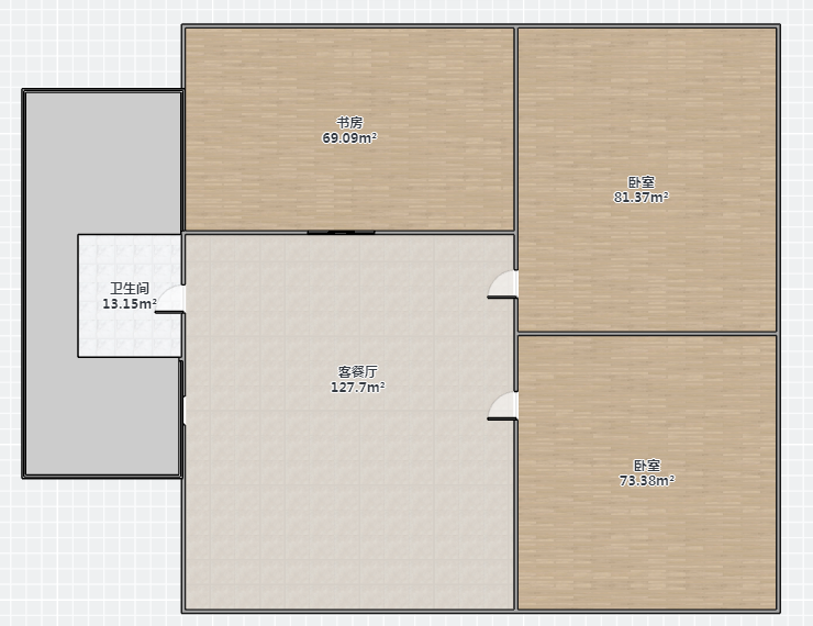 天都花苑   4室2厅2卫 85m&sup2;