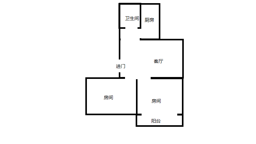 城南小苑 2室1厅1卫 73.97m²