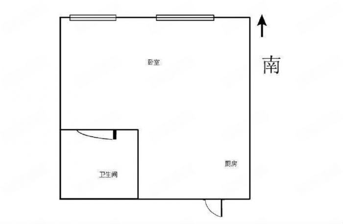 南通万达广场 1室1厅1卫 53m²