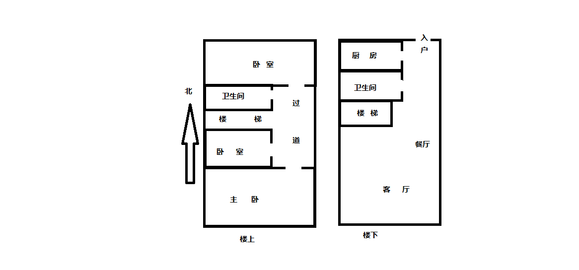 宏景大厦 3室2厅2卫 110.00m&sup2;