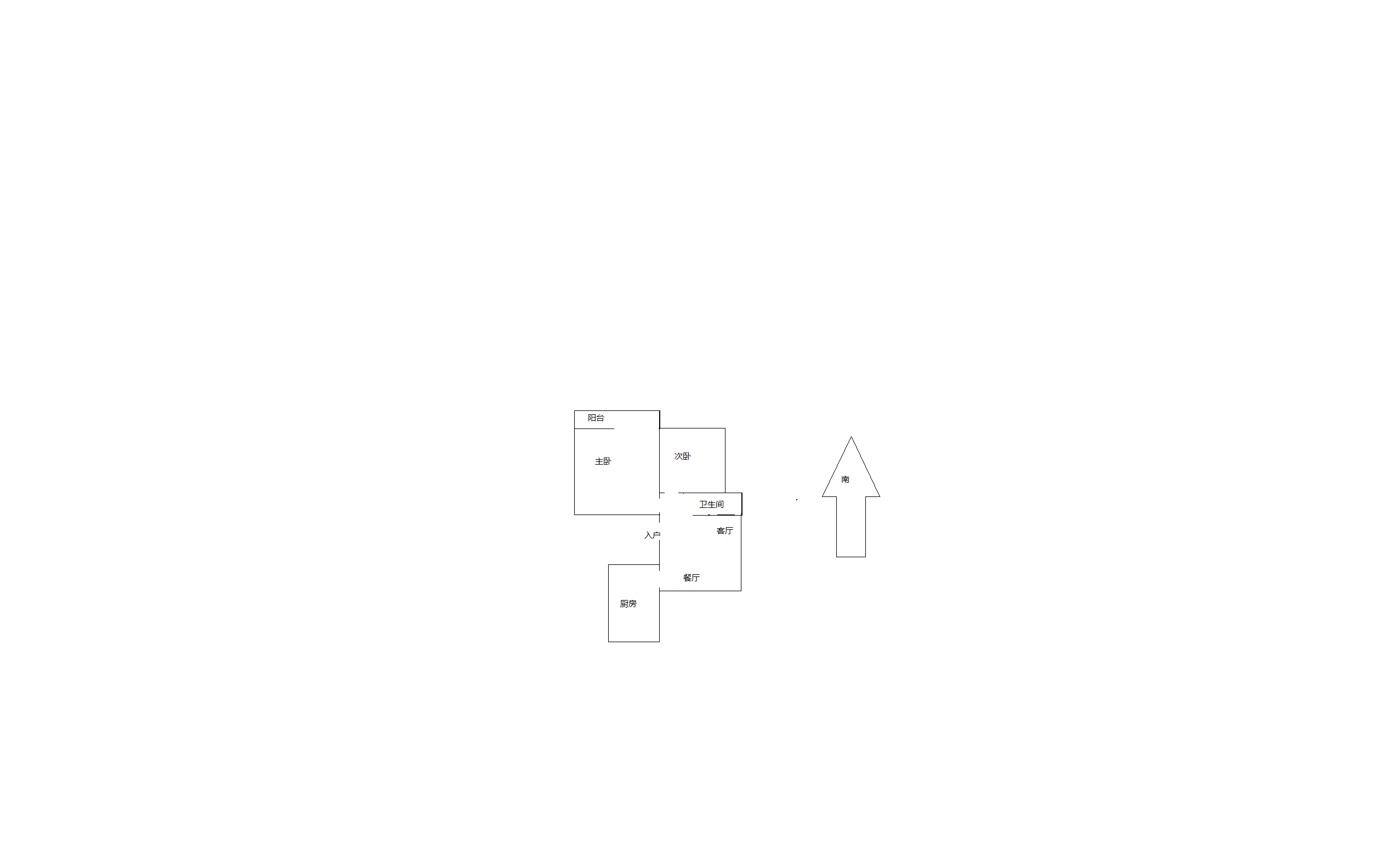 临江家园 2室2厅1卫 100.92m&sup2;