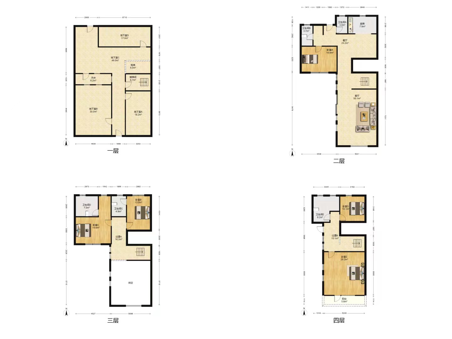 星湖郡 4室2厅3卫 370m&sup2;