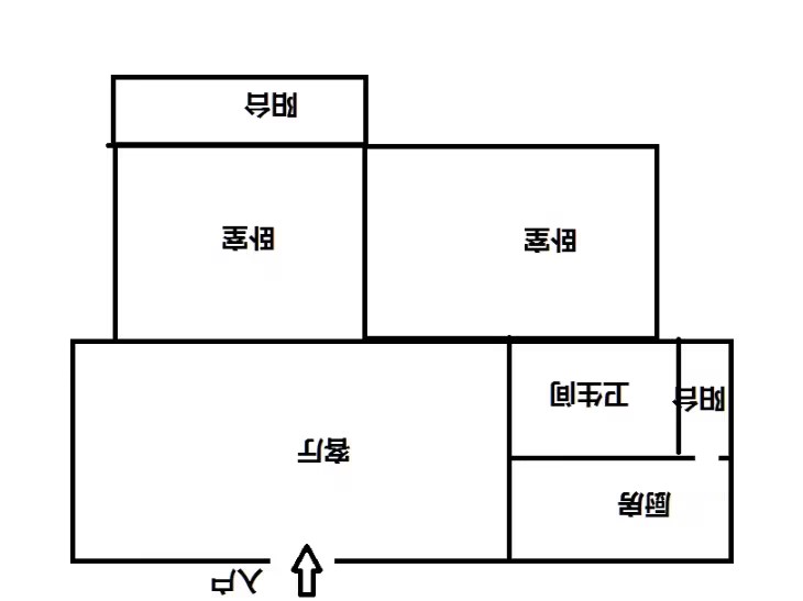 惠泽苑 2室1厅1卫 83.00m&sup2;