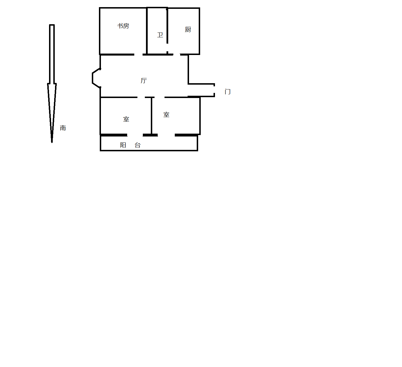 朝晖花园 3室1厅1卫 136.00m&sup2;