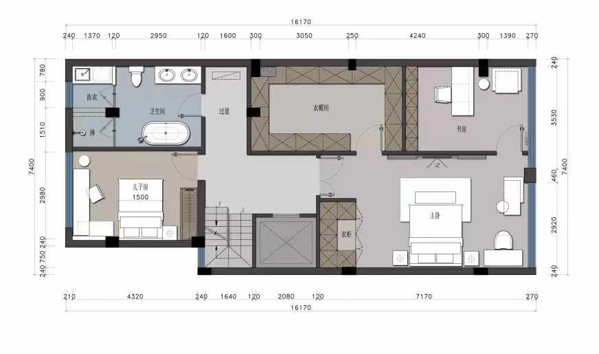 天安花园 5室2厅3卫 290m&sup2;