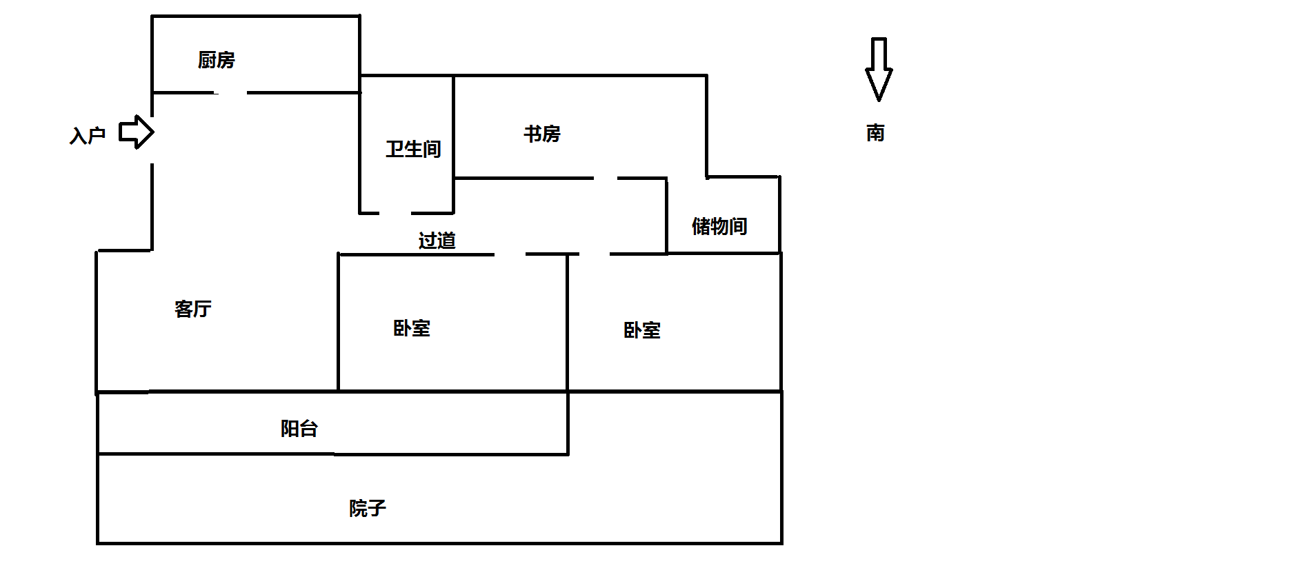 天安花园 3室2厅2卫 140.00m&sup2;