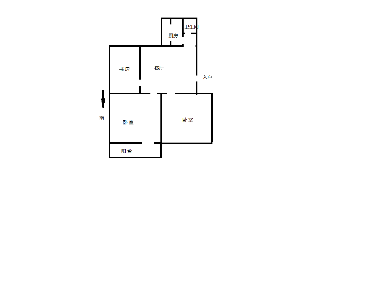 万象西园 3室1厅1卫 75m&sup2;