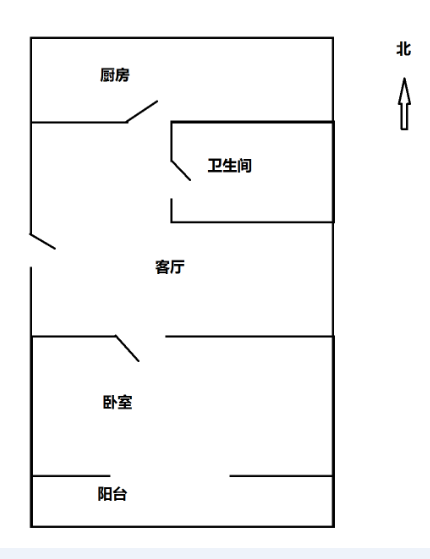 锦安花园 1室1厅1卫 62m&sup2;