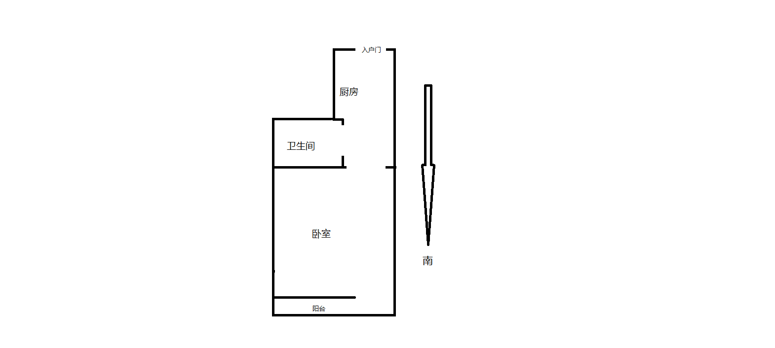青年西路12号 1室0厅1卫 33.00m²