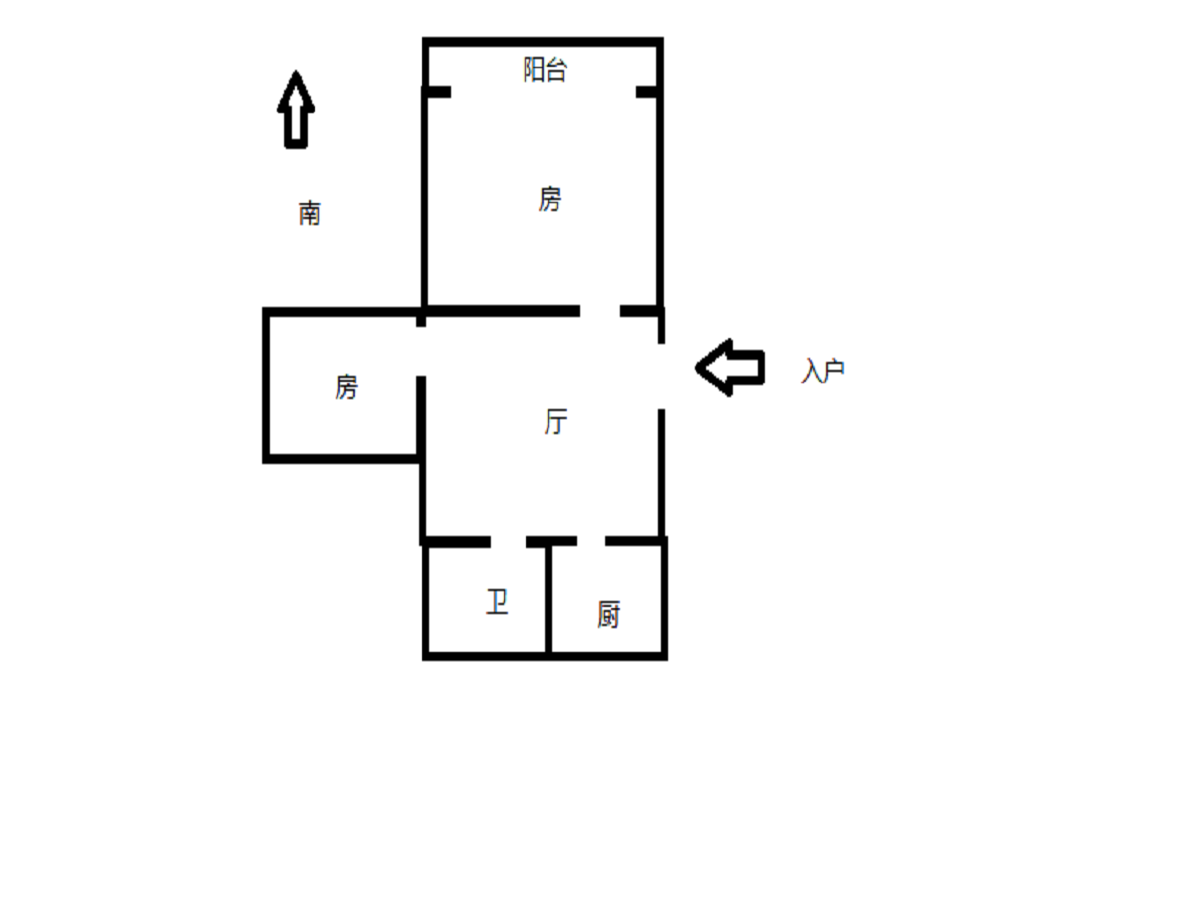 新建路新村 2室1厅1卫 53m&sup2;
