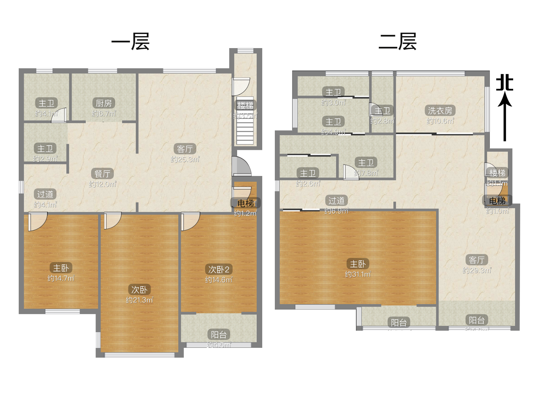 湾子头新寓 4室3厅2卫 222m&sup2;