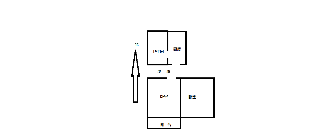 青年路新村 2室0厅1卫 49.50m²