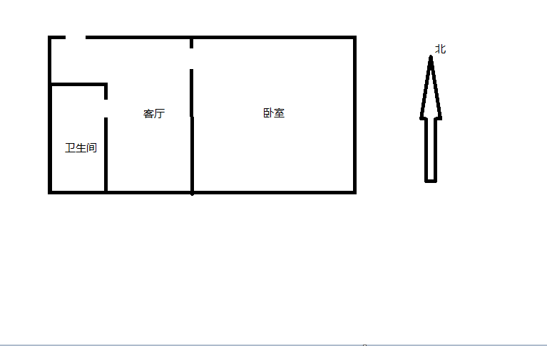 南辰濠郡 1室1厅1卫 37.00m&sup2;