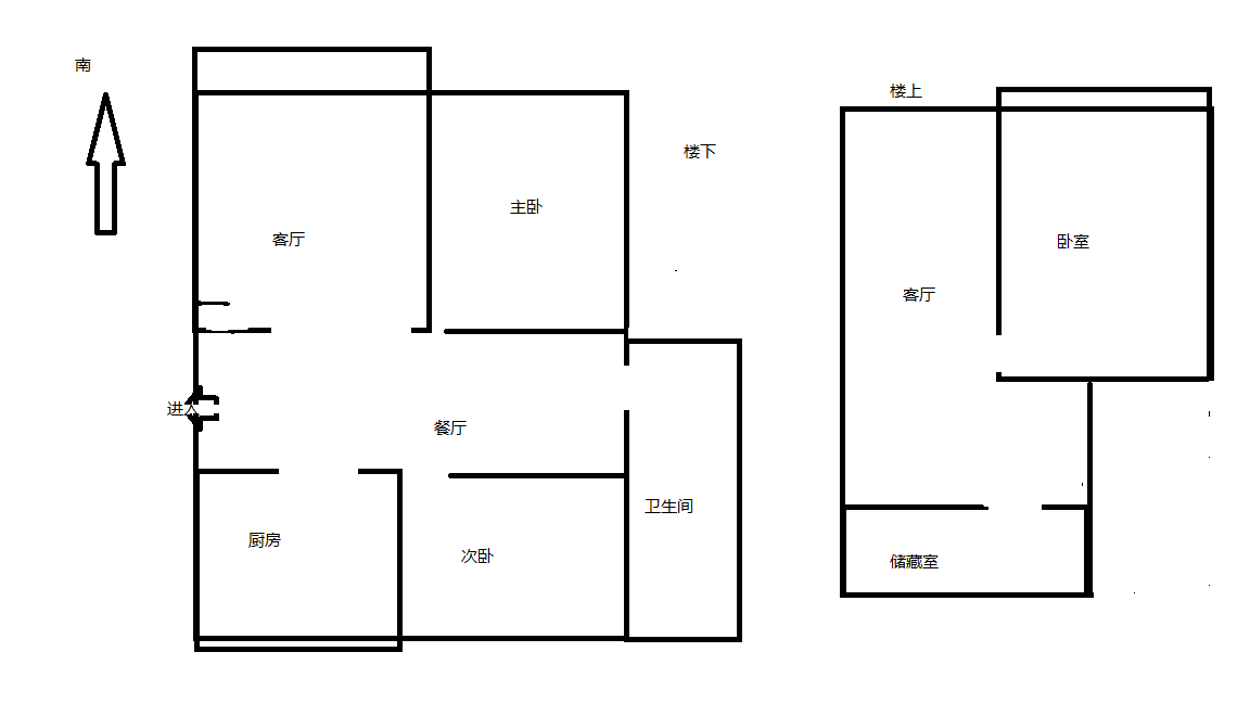 锦安花园一期 3室1厅1卫 89.00m&sup2;