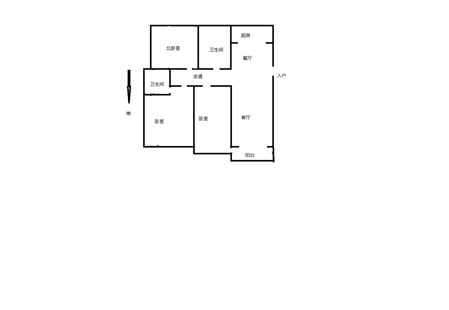 都市华城 3室2厅2卫 165.39m&sup2;