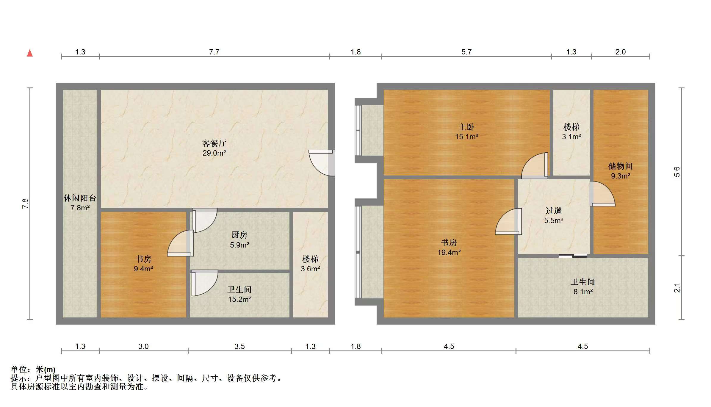 金海岸国际广场 3室2厅2卫 110.00m&sup2;