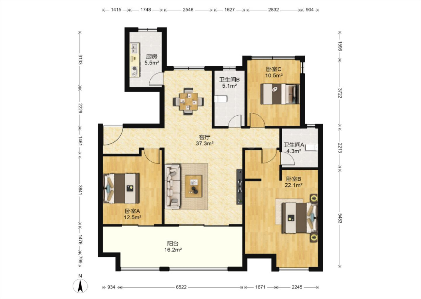 万科白鹭郡 0室0厅0卫 118.00m&sup2;