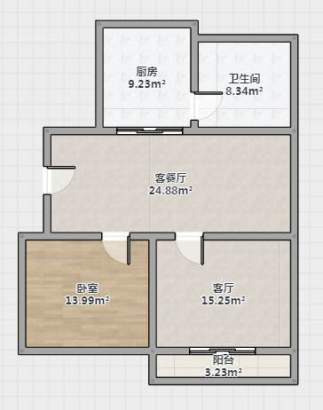 天都花苑 3室2厅2卫 131.21m&sup2;