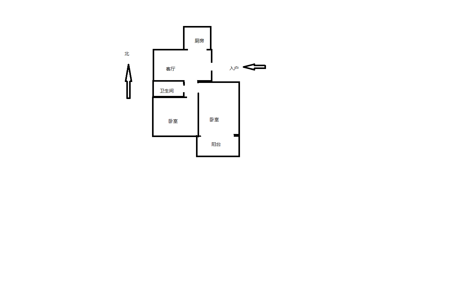 百花馨苑 2室1厅1卫 86m&sup2;